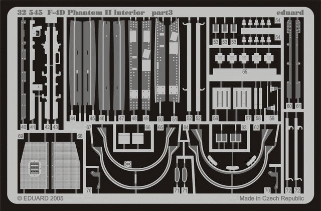 Eduard 32545 F-4D interior 1/32 Tamiya – image 3