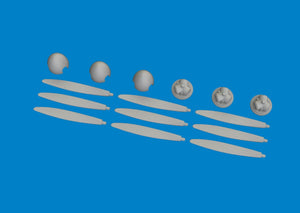 Eduard 6481043 SM.79 propellers FLASHBACK 1/48 – imagen 3