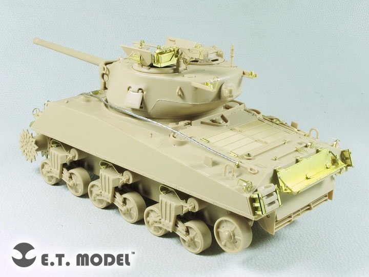 E.T. Model E35-293 U.S. M4A3（76）W Sherman Medium For Meng TS-043 Tank – immagine 3