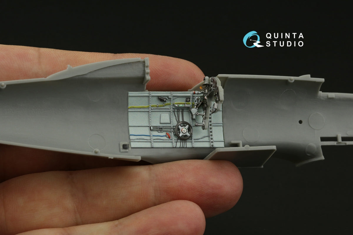 Quinta Studio QD48390 Macchi C.202 Folgore Late 3D-Printed &amp;amp; coloured Interior on decal paper (Hasegawa/Eduard) 1/48 – Bild 9