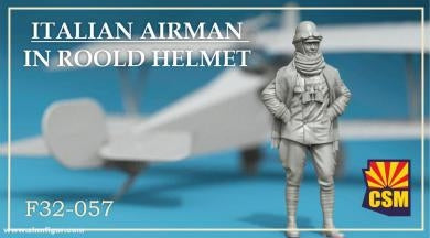 Copper State Models F32-057 Italian Airman in Roold crash helmet 1/32 – Bild 3
