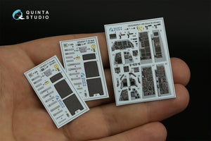 Quinta Studio QD48408 F-16D block 50 3D-Printed &amp;amp; coloured Interior on decal paper (Kinetic 2022 tool) 1/48 – zdjęcie 4
