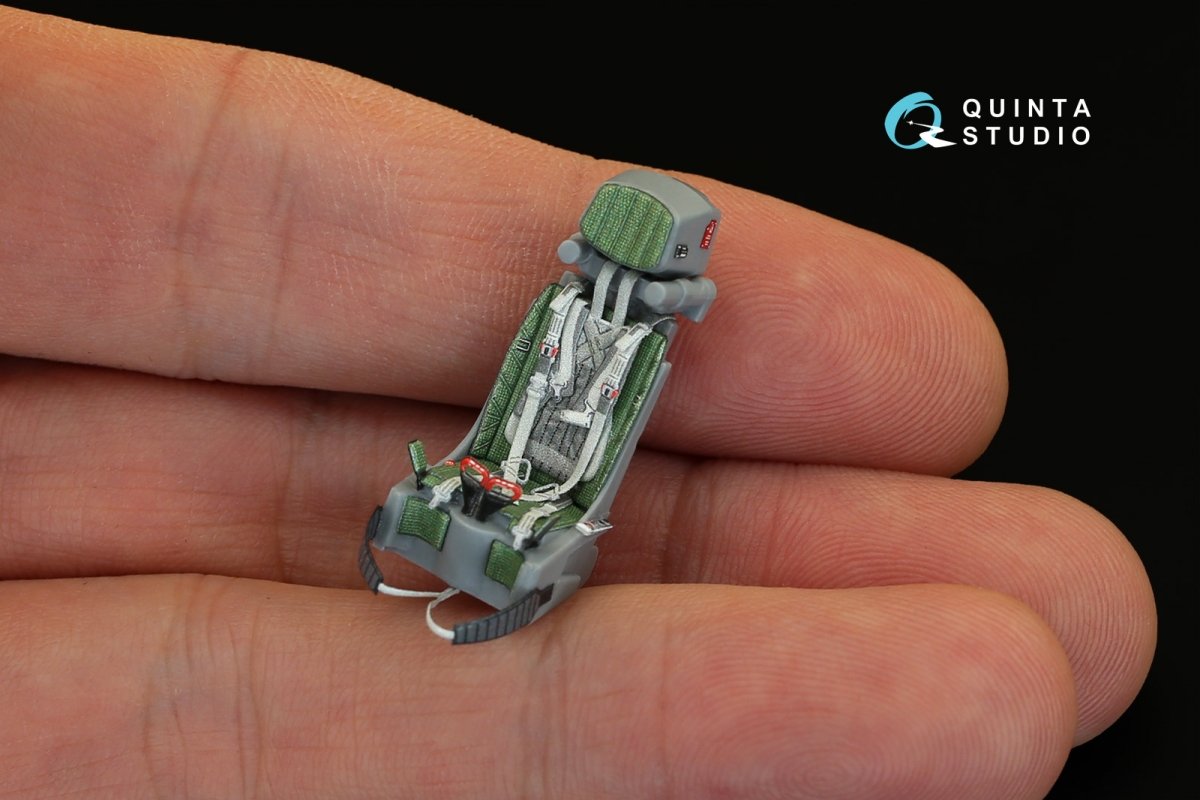 Quinta Studio QD48082 Su-57 3D-Printed &amp;amp; coloured Interior on decal paper (for Zvezda kit) 1/48 – Bild 6