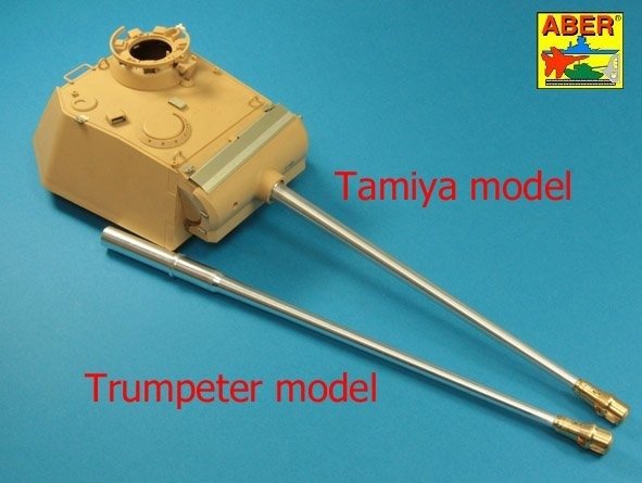 Aber 16L-15 Hamulec wylotowy do Lufy używanej w czołgu Sd.Kfz. 171 Panther, Ausf. G / Muzzle brake for German 7,5cm barrel used on Sd.Kfz. 171 Panther, Ausf. G 1/16 – Bild 2