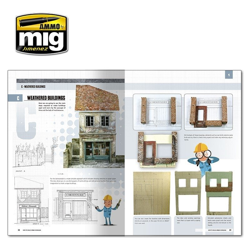 AMMO of Mig Jimenez 6215 MODELLING SCHOOL: URBAN DIORAMAS (English) – immagine 3