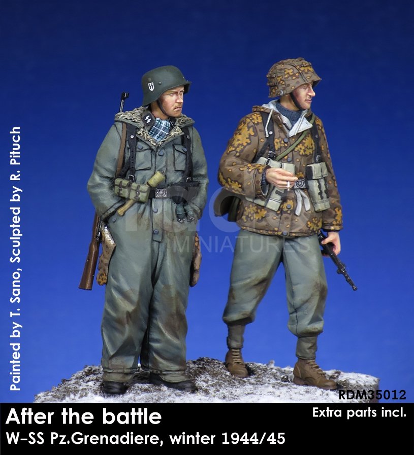 RADO Miniatures RDM35012 Après la bataille, W-SS Panzergrenadiere, hiver 1944/45 (1/35)