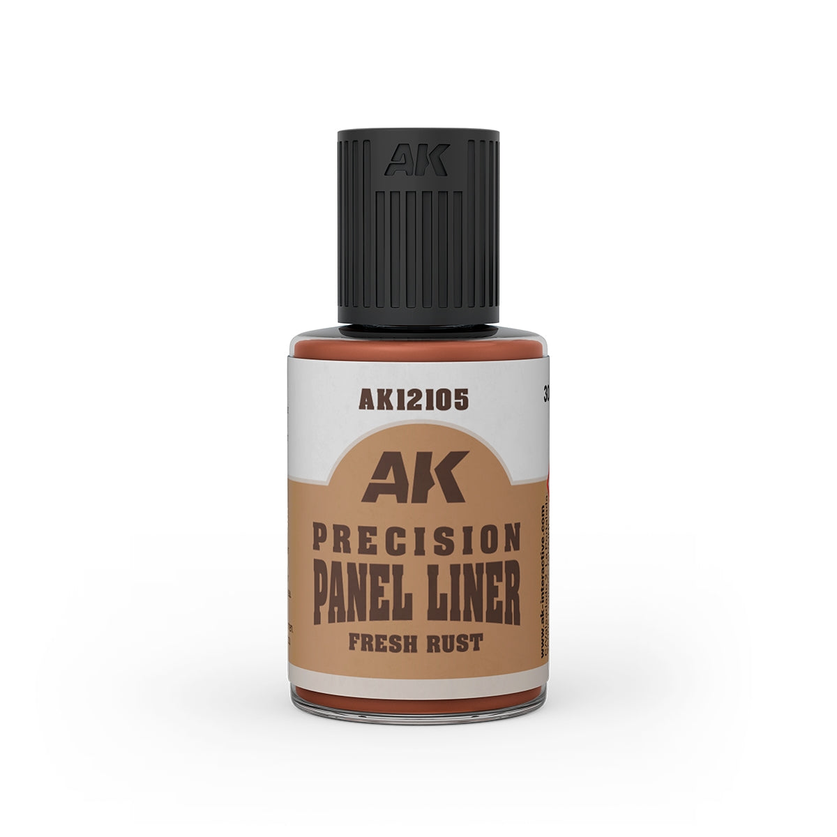 AK Interactive AK12105 FRESH RUST - PRECISION PANEL LINER 30ml