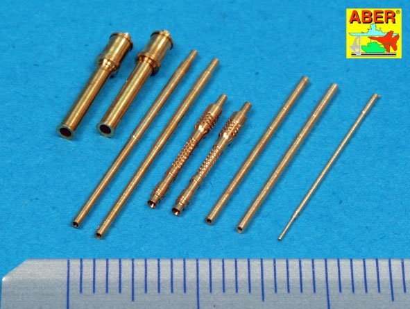 Aber A48111 Armament for German fighter Focke-Wulf Fw 190 A-7 up to A-10 and D-9; 2x MG 131; 4xMG 151; pitot tube 9 1/48 – image 2