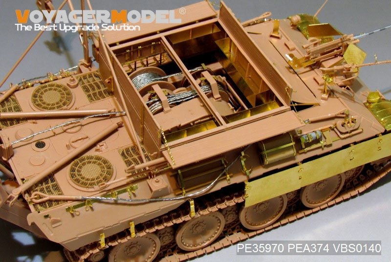 Voyager Model PE35970 WWII German Bergepanther Ausf.A (Late type,Panther G tool holders) Basic For MENG SS-015 1/35 – immagine 12