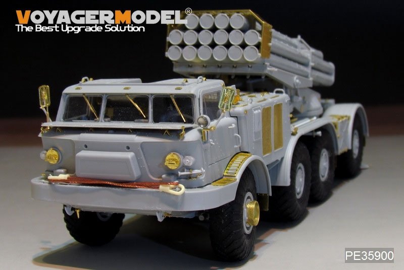 Voyager Model PE35900 Modern Russian 9P140 TEL of 9K57 Uragan(BM-27) MLRS Basic For TRUMPETER 1/35 – Bild 2