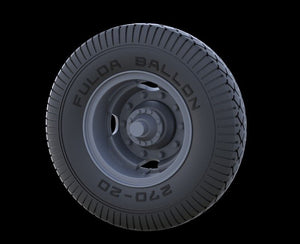 Panzer Art RE35-246 Road wheels for Bussing-Nag 4500 (early pattern) 1/35 – immagine 2