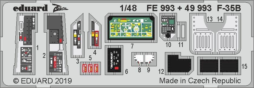 Eduard 49993 F-35B interior 1/48 KITTY HAWK