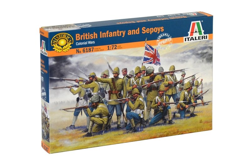 Italeri 6187 BRITISH INFANTRY AND SEPOYS 1/72