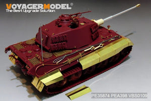 Maquette Voyager PEA398 Schürzen du char allemand King Tiger de la Seconde Guerre mondiale (pour MENG) 1/35 – image 3