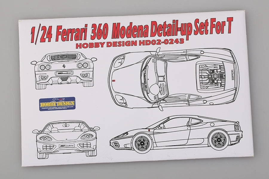 Kit de détails Hobby Design HD02-0243 Ferrari 360 Modena pour Tamiya 1/24