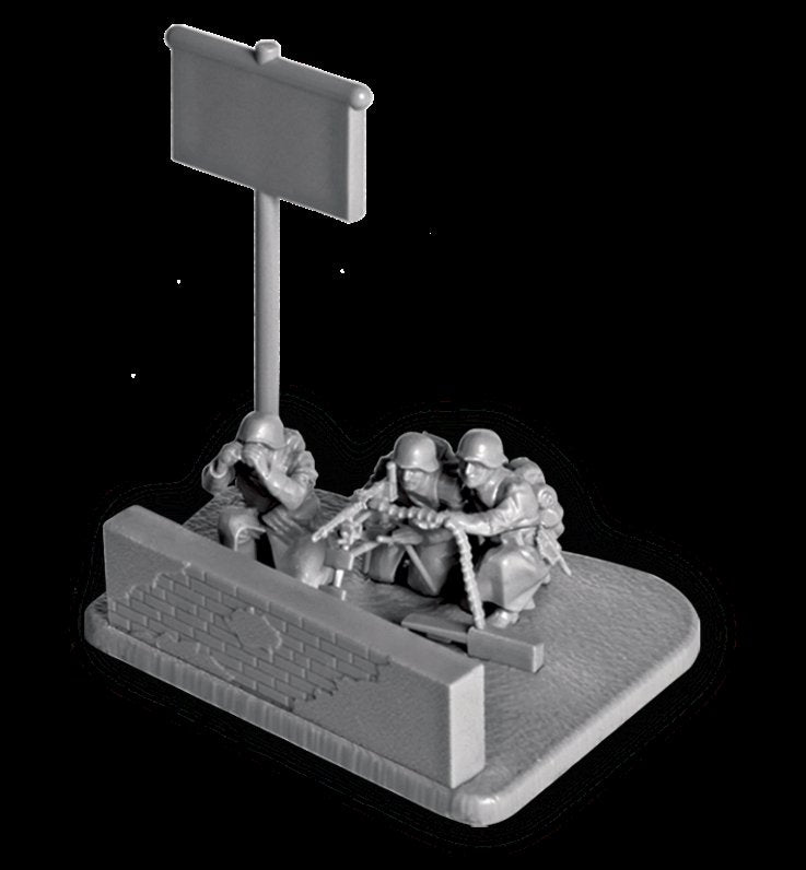 Zvezda 6210 Mitrailleuse allemande MG-34 avec équipage 1941-1945 (hiver) 1/72 – image 5