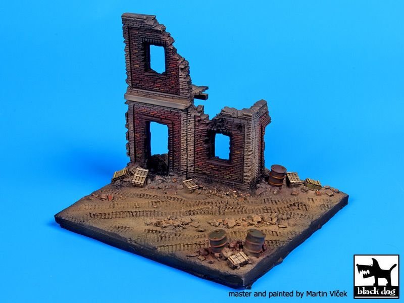 Black Dog D72009 House ruins Europe base 1/72 – image 4