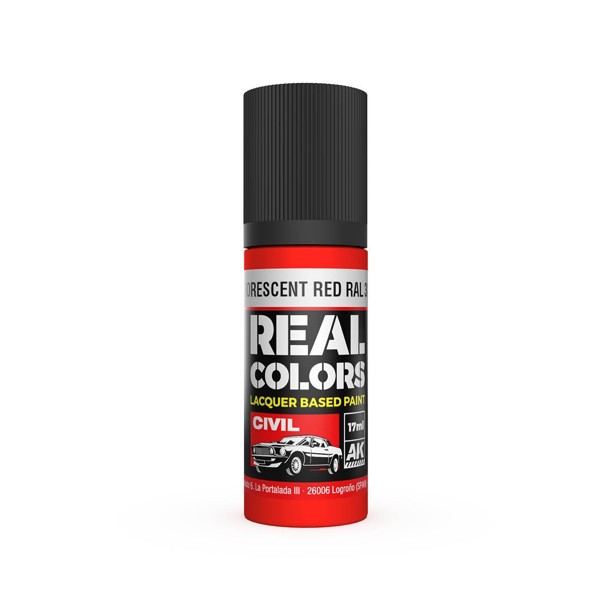 AK Interactive RC837 Fluorescent Red RAL 3026 17 ml – zdjęcie 2