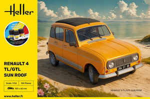 Heller 58704 Renault 4 TL/GTL Sun Roof - Starter Kit 1/24 – Bild 2
