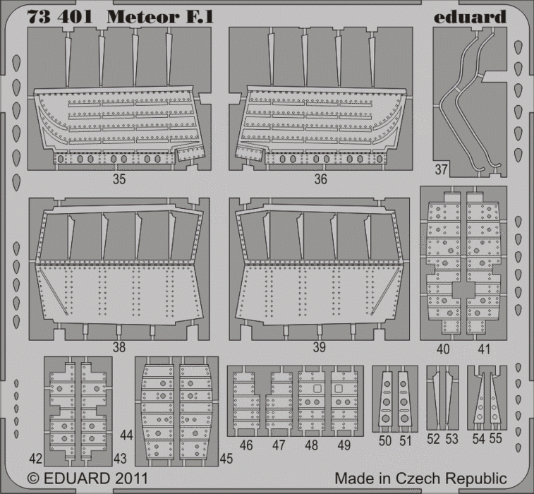 Eduard 73401 Meteor F.1 S. A. 1/72 CYBER HOBBY, DRAGON – immagine 2