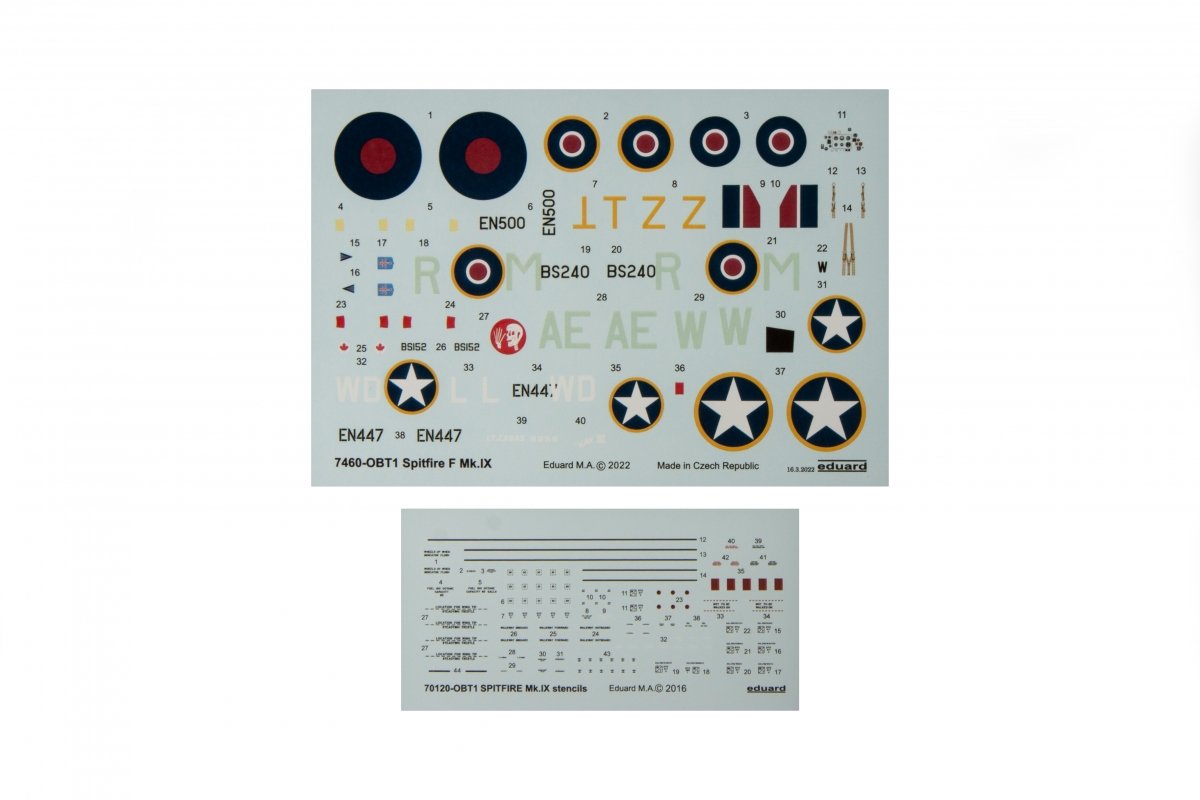 Eduard 7460 Spitfire F Mk. IX 1/72 – image 4