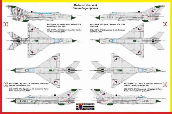 Kovozavody Prostejov KPM0087 MiG-21-MFN Fishbed CzAF 1/72 – Bild 2
