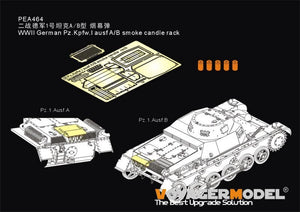 Maquette Voyager PEA464 Support de bougies fumigènes pour char allemand Pz.Kpfw.I ausf A/B de la Seconde Guerre mondiale (GP) 1/35