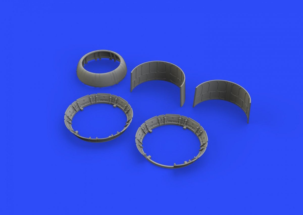 Eduard 632105 F4U-1 cowling w/ alternate cooling flaps TAMIYA 1/32 – Bild 3