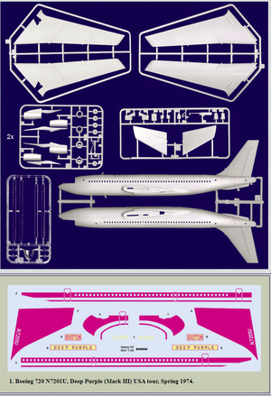 Roden 314 Boeing 720 Starship One 1/144 – Bild 2