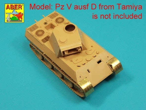 Aber 48A33 Grilles for Panther D 1/48 – image 9