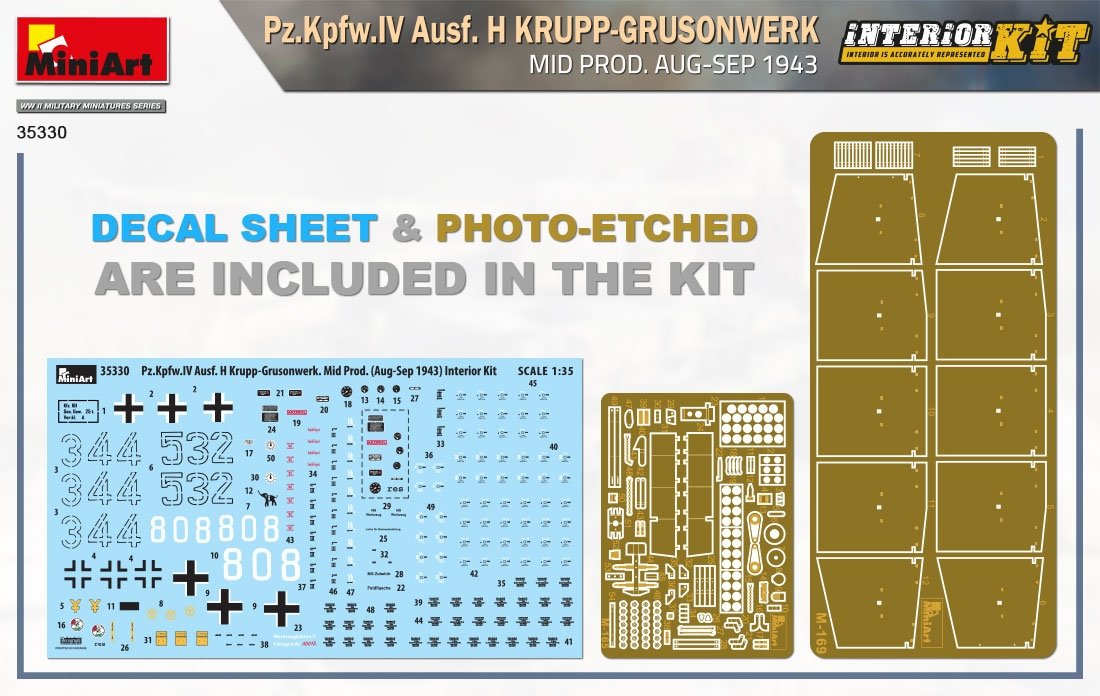 MiniArt 35330 Pz.Kpfw. IV Ausf. H Krupp-Grusonwerk 1/35 – immagine 3
