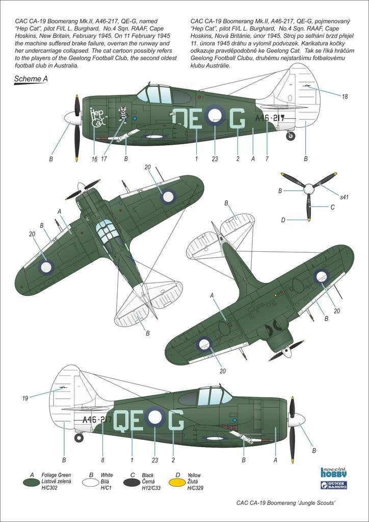 Special Hobby 72426 CAC CA-19 Boomerang ‘Jungle Scouts’ 1/72 – Bild 6