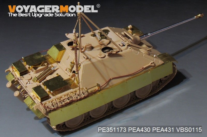Voyager Model PE351173 WWII Sd.Kfz.173 Jagdpanther G2 Version Basic Upgrade set（For MENG TS-047）1/35 – Bild 15