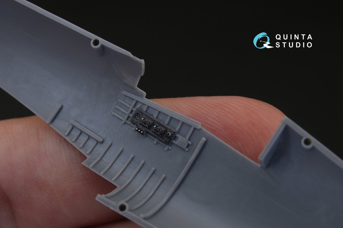 Quinta Studio QD72023 F4U-1 Corsair (Bird cage) 3D-Printed &amp;amp; coloured Interior on decal paper (for Tamiya kit) 1/72 – immagine 7