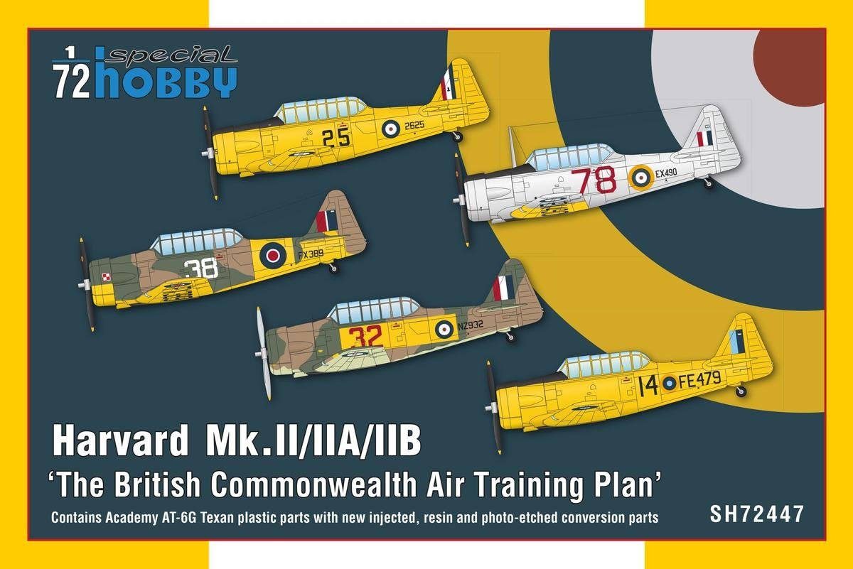 Special Hobby 72447 Harvard Mk.II/IIA/IIB « Le plan d’entraînement aérien du Commonwealth britannique » 1/72