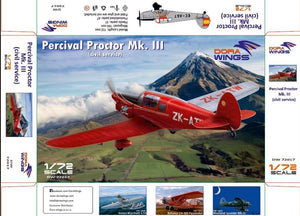 Dora Wings 72017 Percival Proctor Mk.III civil registration 1/72 – imagen 2