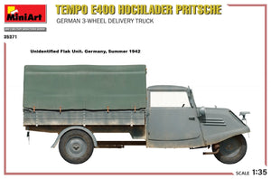 MiniArt 35371 Tempo E400 Hochlader Pritsche German 3-wheel delivery truck 1/35 – Bild 16