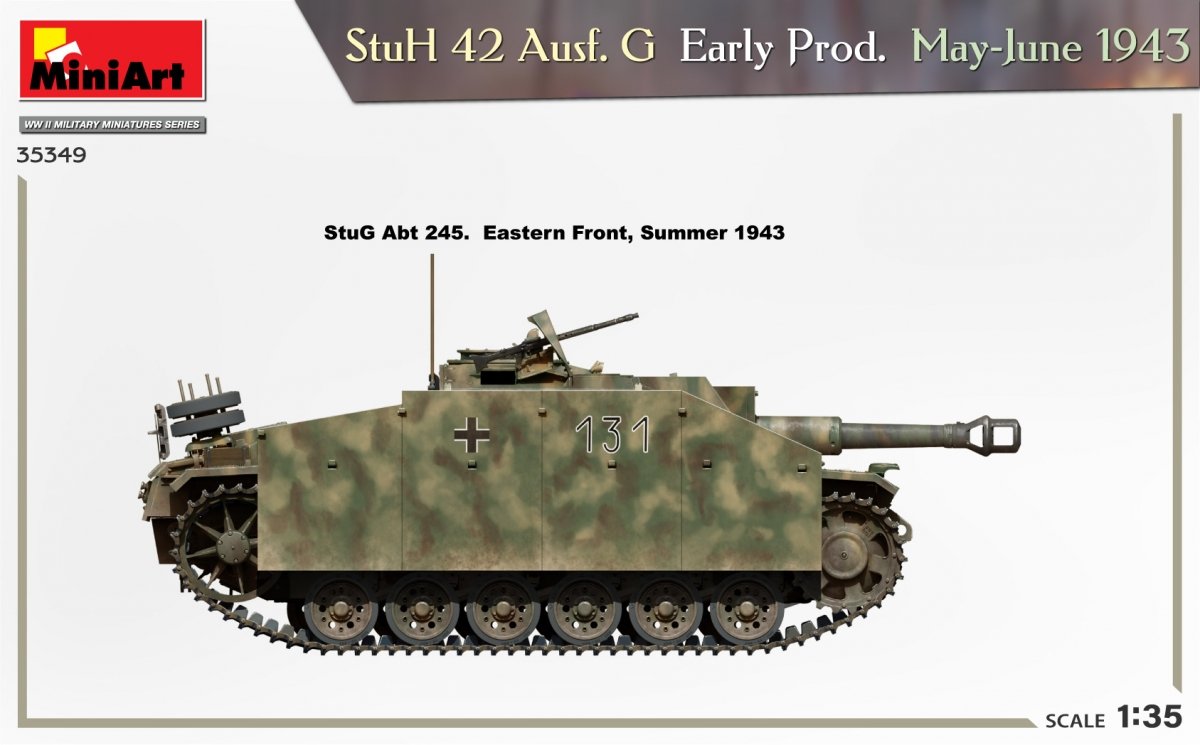 Mini Art 35349 StuH 42 Ausf. G Early Prod. May-June 1943 1/35 – Bild 8