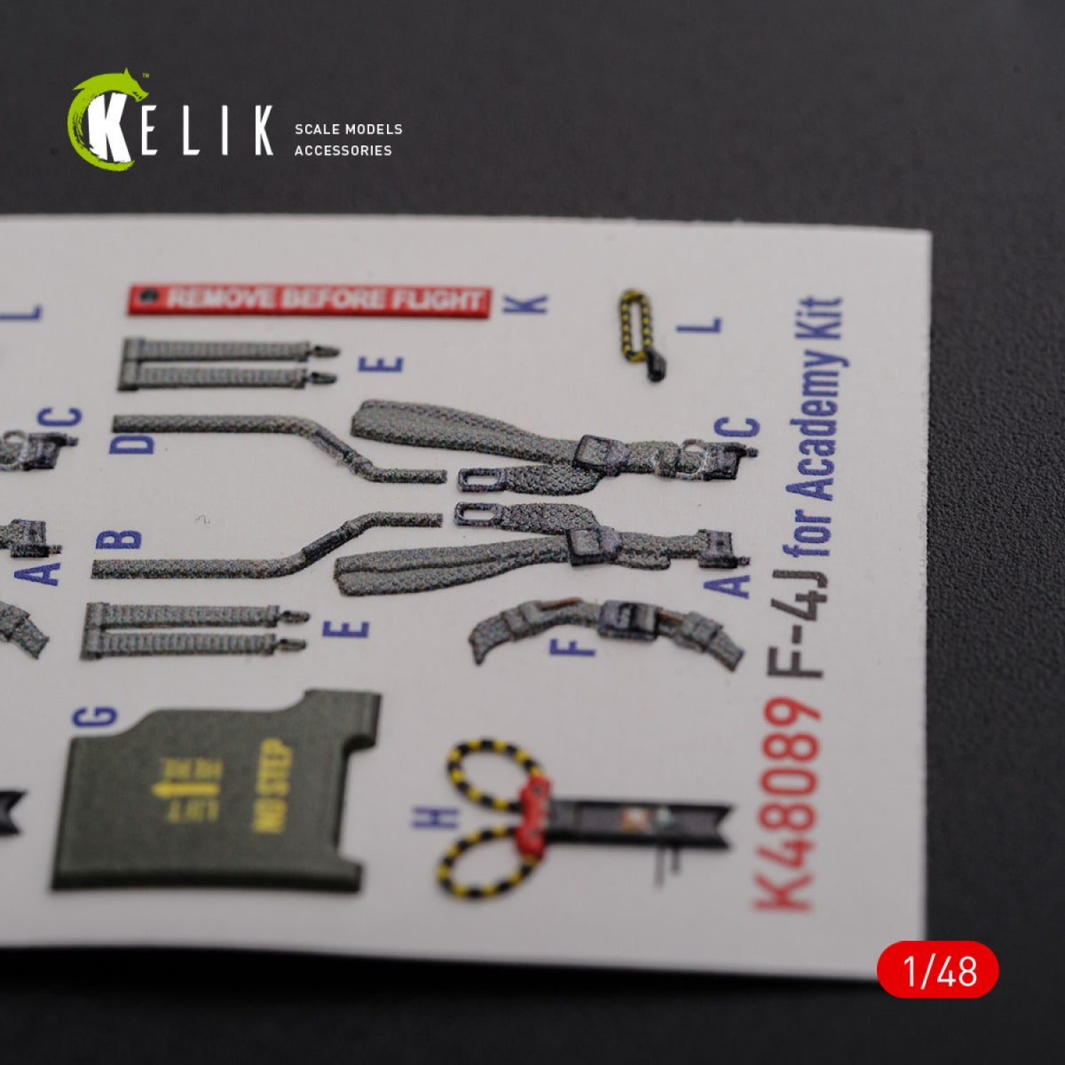 KELIK K48089 F-4J &amp;quot;Phantom II&amp;quot; interior 3D decals for Academy kit 1/48 – Bild 10