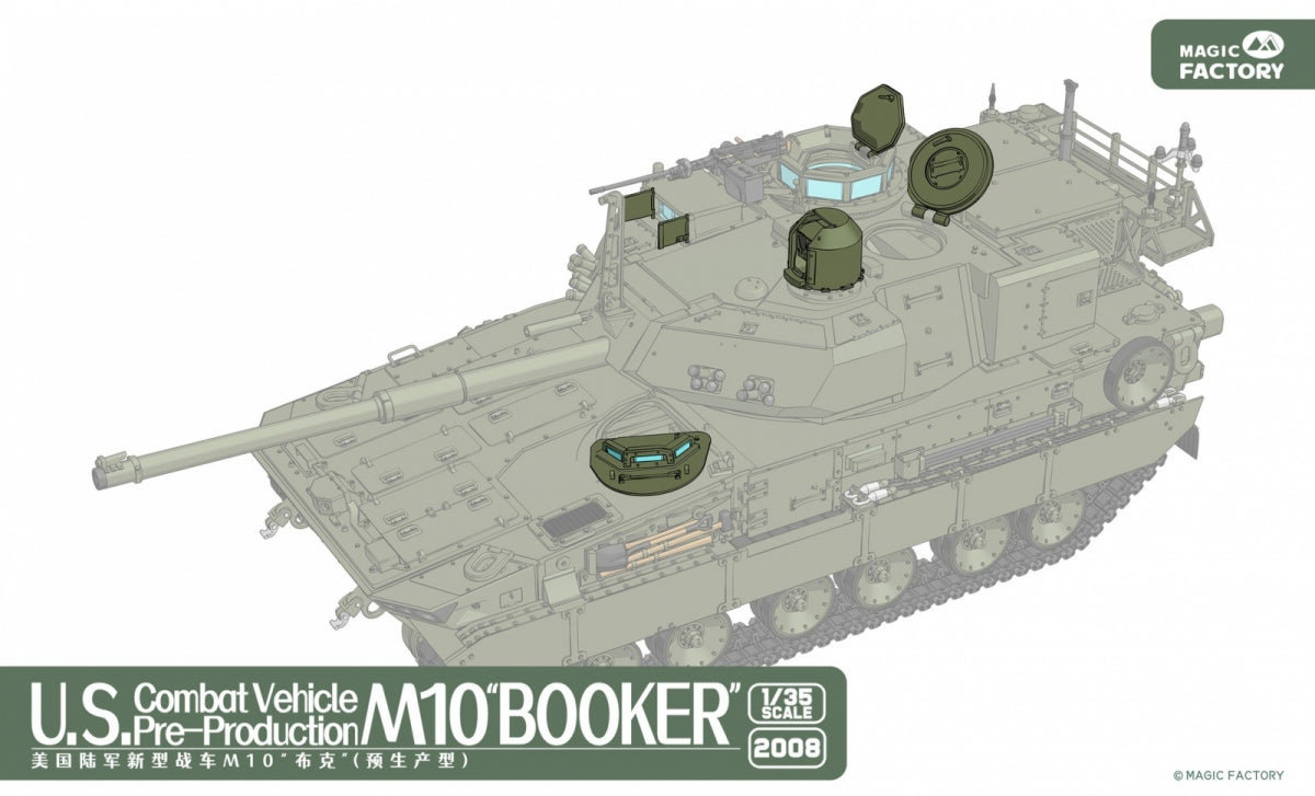 Magic Factory 2008 U.S. Combat Vehicle M10 “Booker” 1/35 – Bild 7