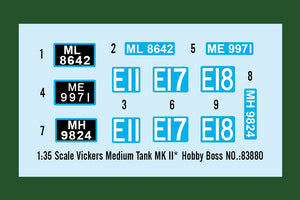 Hobby Boss 83880 Vickers Medium Tank MK II 1/35 – image 3