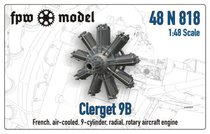 FPW Model 48N818 Clerget 9B 1/48