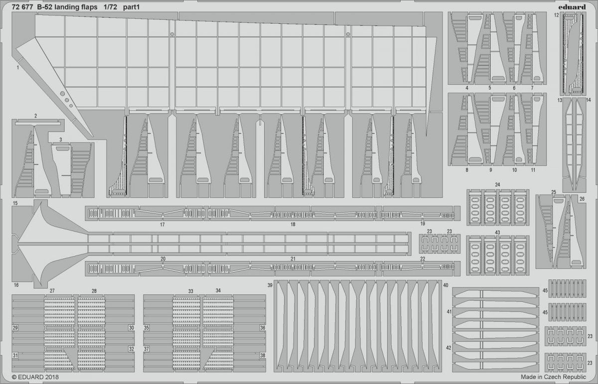 Eduard 72677 B-52 landing flaps 1/72 MODELCOLLECT – image 2