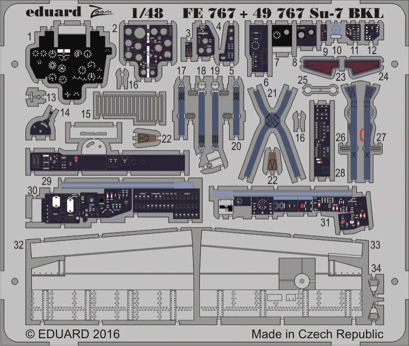 Eduard FE767 Su-7 1/48 SMER