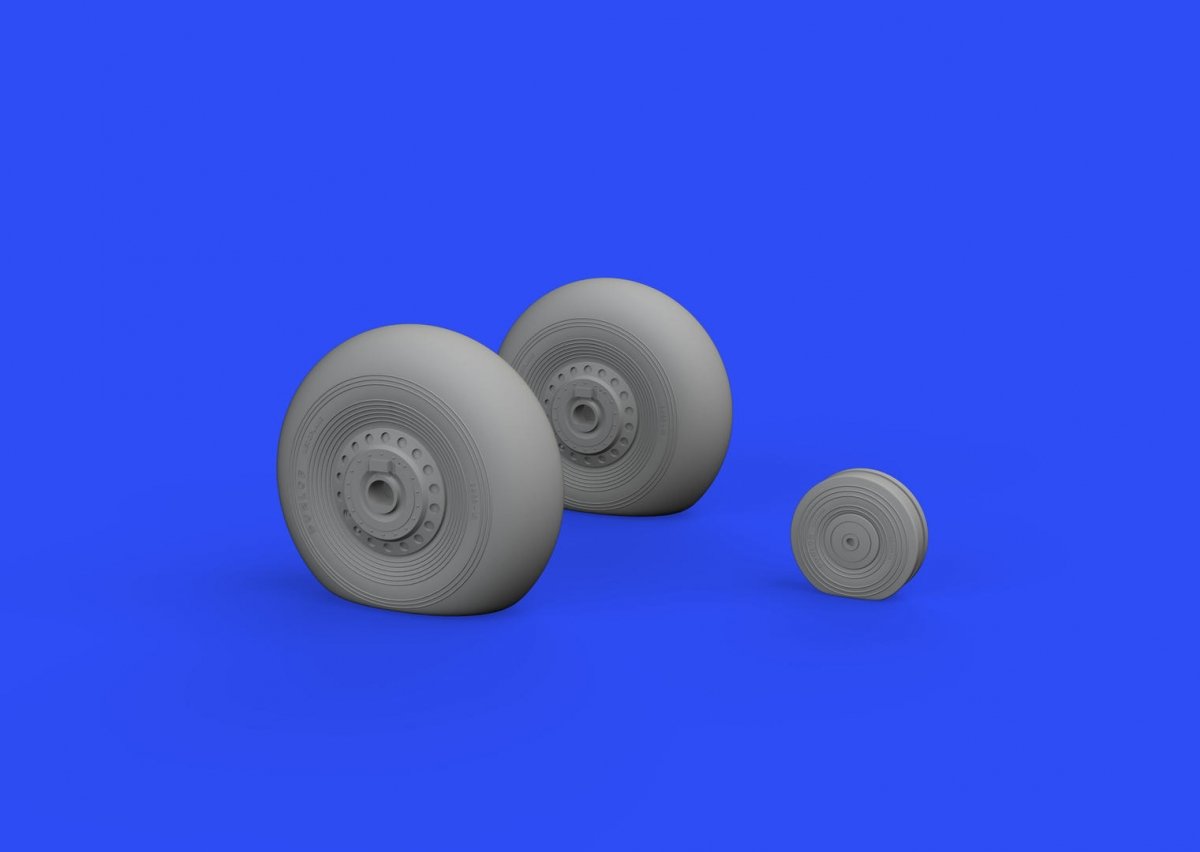 Eduard 632144 Lancaster wheels 1/32 HK MODELS – immagine 3