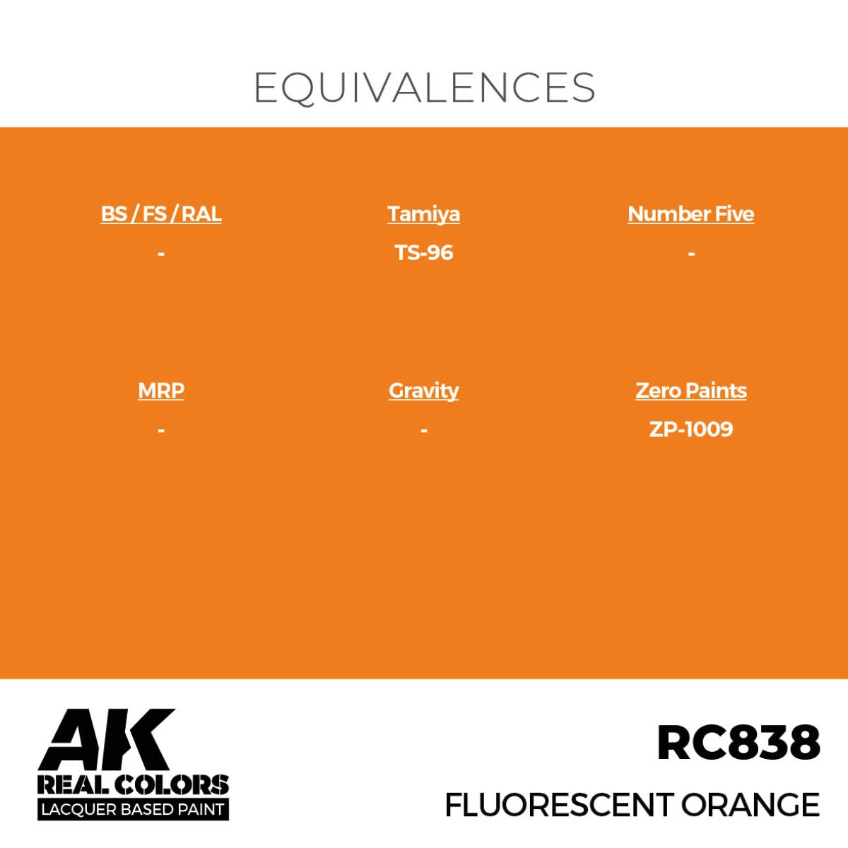 AK Interactive RC838 Fluorescent Orange 17 ml – Bild 3