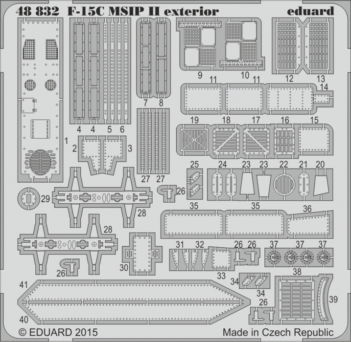 Eduard 48832 F-15C MSIP II extérieur 1/48 GREAT WALL HOBBY