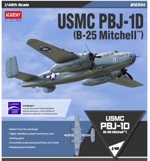 Academy 12334 USMC PBJ-1D B-25 Mitchell 1/48 – immagine 4