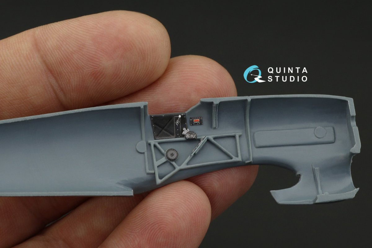 Quinta Studio QD72035 Hawker Typhoon Mk.1b (early) 3D-Printed &amp;amp; colored Interior on decal paper (Brengun) 1/72 – image 7