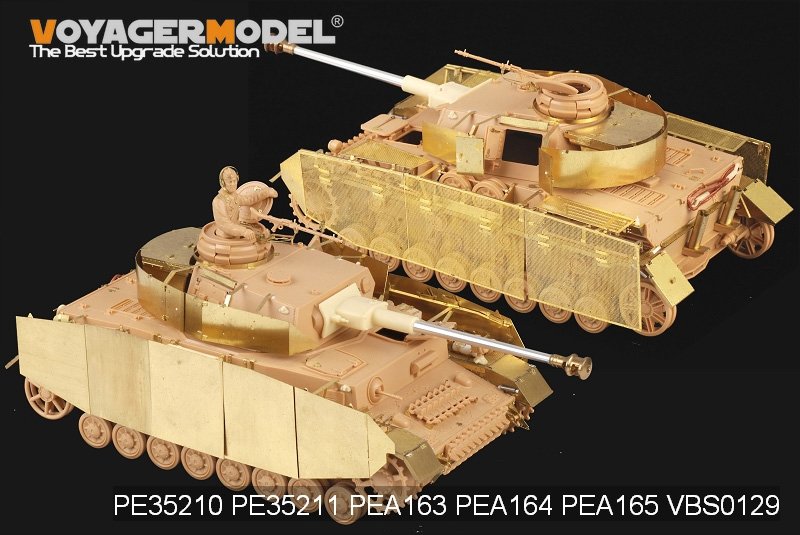 Voyager Model PEA165 WWII German Panzer.IV Ausf.H/J schürzen (For TAMIYA 35209 35181) 1/35 – Bild 11